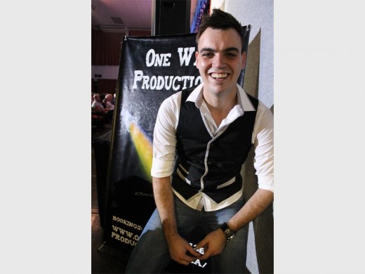 Top talent: One of the five finalists, Johann Serfontein.