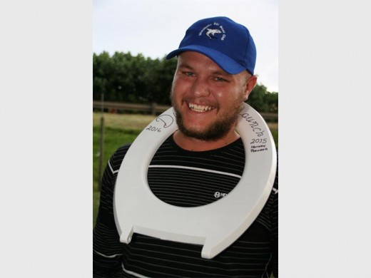 Humour: Nathan Pienaar wins the award for the most unusual launch. 4717vee