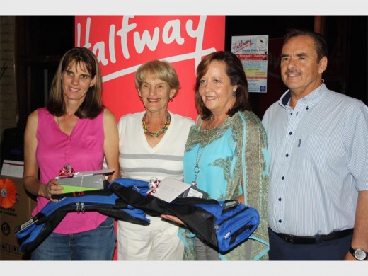 Great effort: Brian and Liz Jones (right) of Halfway Toyota Shelly Beach congratulate Una McLachlan and her daughter Helen Bownes on their third place finish.