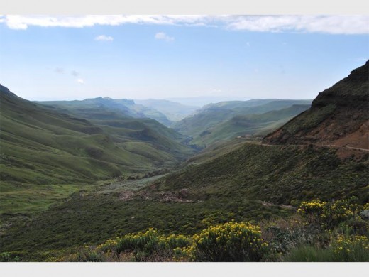The rain-drenched Umkomazana River valley.