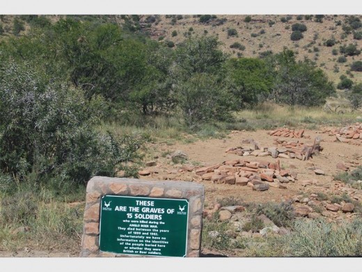 Lonely graves near the 4X4 routes