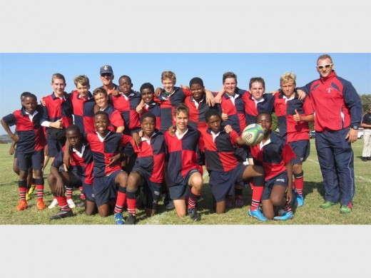  The Creston College U14A rugby side (back, from left) Rodney Coetzee (partially obscured), Ntsikelelo Makanya, Clinton Bezuidenhout, Luke Weehuizen, Pieter Stroebel, Mike Lambourn (Creston College director of sport), Awande Maphumulo, Keegan Pillay, Kayde Mante, Aphiwe Xolo, Kyle Allan, Dylan Trayford, Luke Lawlor, coach ‘Q’ van Rensburg, (front) Makwande Mjali, Teboho Khawula, Lungelo Dlungwana, Joshua Bonnema, Sethu Songca and Akim Madikizela played Felixton last Friday and drew 1