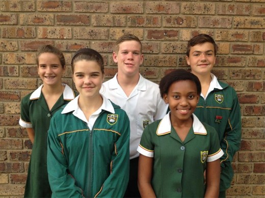 Izotsha Primary pupils(from left) Keara Dunford (U12A hockey), Sarah Rolfe (U12B hockey), Kaleb Thomas (U13A rugby), Zama Ngubane (U13C hockey) and Kaid Morsink (U13B rugby and U13C hockey) have been selected for KZN sports teams.