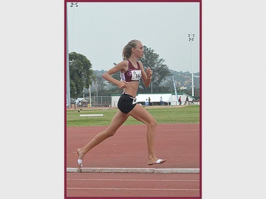 PSHS athlete Caitlyn Schlehmeyer was placed second overall at the recent cross-country league event.