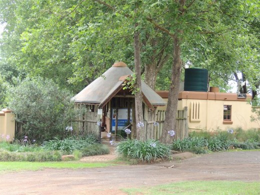 The entrance to the Karkloof Conservation and Tourism Centre.