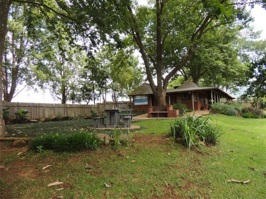 The picnic site at the centre, where the headquarters of the Karkloof conservancy are situated.