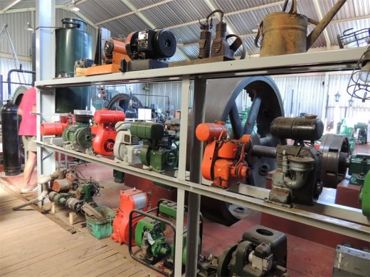 A collection of some of the smaller work horses at the engine museum. They are reputed to be somewhat temperamental.