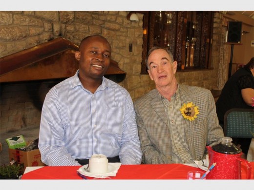 Guest speakers Dr Jean Marc (left) and Richard Booth.