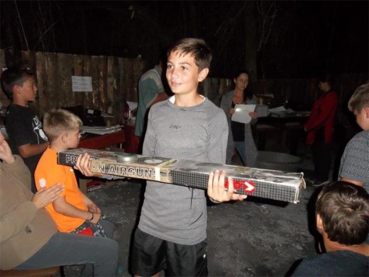 Budding champion: Alex Lindenberg came first in the junior category at the sports shooting competition held at the Margate shooting range last Saturday.