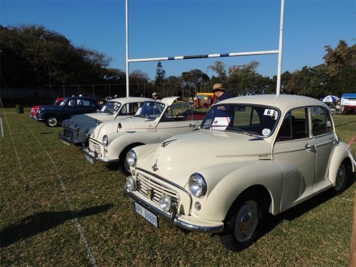Cute car: Everyone loves a Morris Minor.