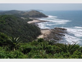 The rugged coastline seen from one of the drive routes.