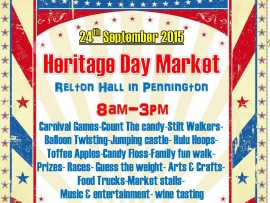 Heritage day marekt poster 19.08.15