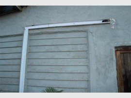  A large air conditioning unit was removed by the thieves.