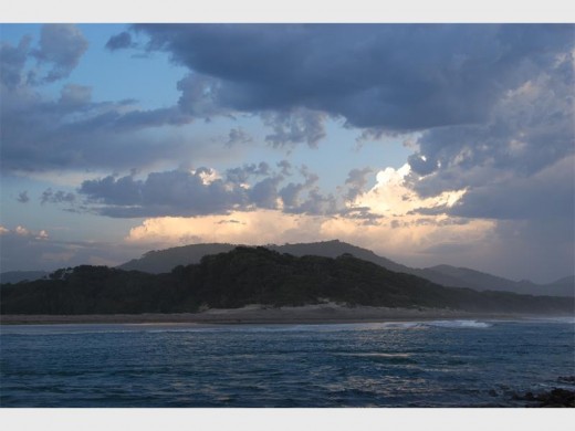 Stormy Mngazana evening.