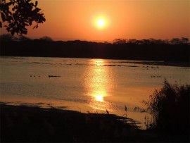 Sunset at Nyamiti Pan, Ndumo Game Reserve