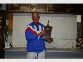 New champ:  Martiens Zietsman is Munster Bowling Club's men's champion.