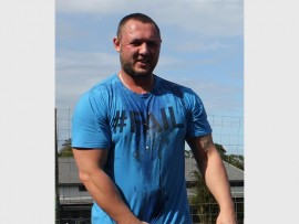 Pupils were delighted that South Coast Academy teacher Ruark van der Walt took up the challenge and allowed pupils to throw eggs at him at market day last week.