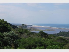 View of the lagoon from the campsite.