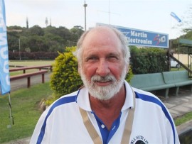 Champion: Eddie Fann dominated affairs again, winning the KBA Masters for the sixth time. PLEASE CUT OUT. DON'T WANT THE BOARD IN THE BACKGROUND