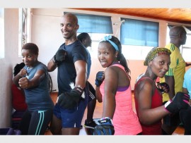 Dynamic: Showing off their moves are (from left) Nonthuthuko Mvundla, Jabu Bhengu, Lulu Holweni and Lorrinda Sonkosi.