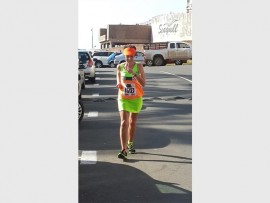Queen of the road: Moira King easily won the women's section.