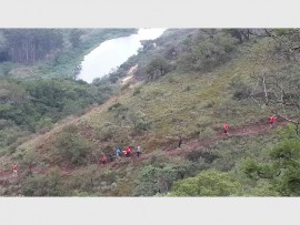 Stunning scenery: Some of the views on the walk could rival the Berg for beauty.
