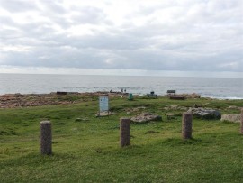 Famous Orange Rocks fishing spot.