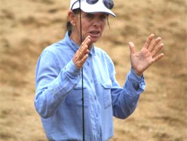 Renowned dressage instructor Karen Keller