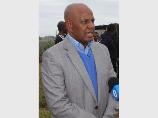 Speech; Chairman of the Association of Mineworkers and Construction Union (AMCU), Joseph Mathunjwa addressed the media at Bazooka's funeral held at Mdatya near Xolobeni last Saturday.