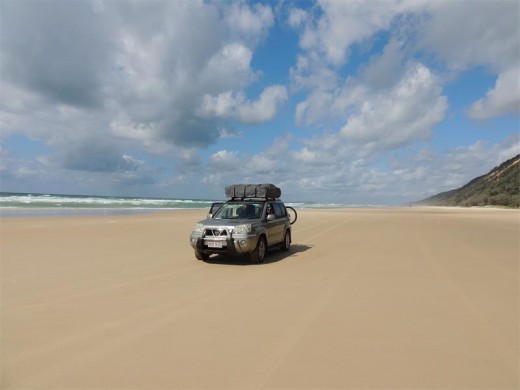 Cooloola beach drive.