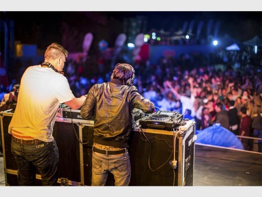 Festival: Some of the hottest South African bands and musicians will once again invade Salt Rock Beach for the Ballito Pro music festival. Here are Pascal and Pearce keeping the party alive at last year's Ballito Pro.