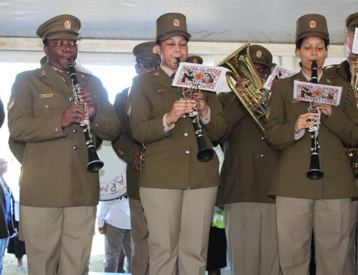 KZN S. A Army Band performing at the 16 years of democratic celebration