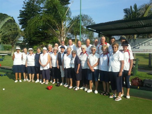 Fun time: Margate Country Club members enjoy the recent 'Chicken and Egg' day, sponsored by Food Lover's Market.
