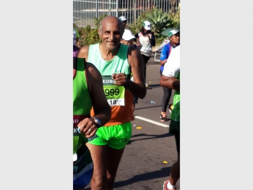 Veteran runner: Swalleh Ameer.