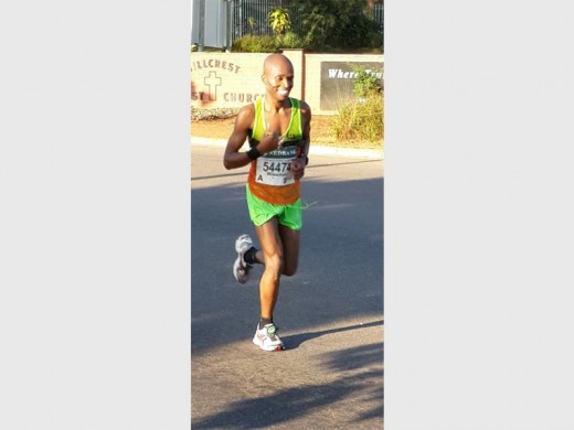 Loves running: Wiseman Ncane.