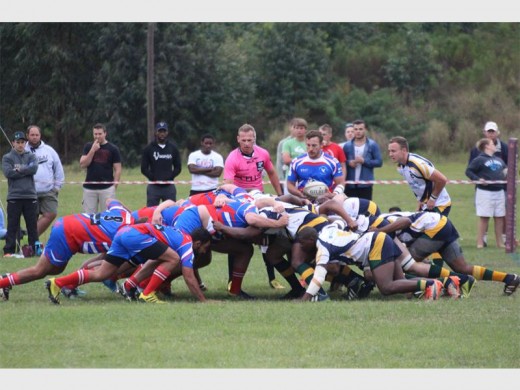 Quintin Janse van Rensburg in charge in the game between the Riversmead South Coast Warriors and Varsity College at Douglas Mitchell Sports Ground a few weeks ago.