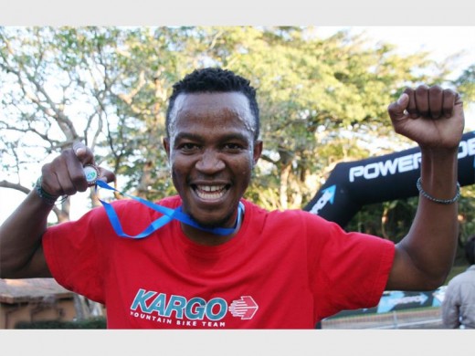 Champ: Winner of the 4km male fun run was Siyabonga Njiba of Durban. 4071vee