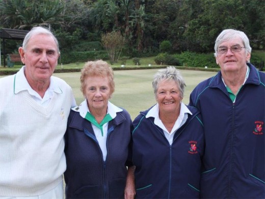 Combined well: Congrats to Alan and Ann Gibson (new members from Johannesburg) and to Tom and Ellen Cawker who were runners-up in the recent KBA mixed fours.