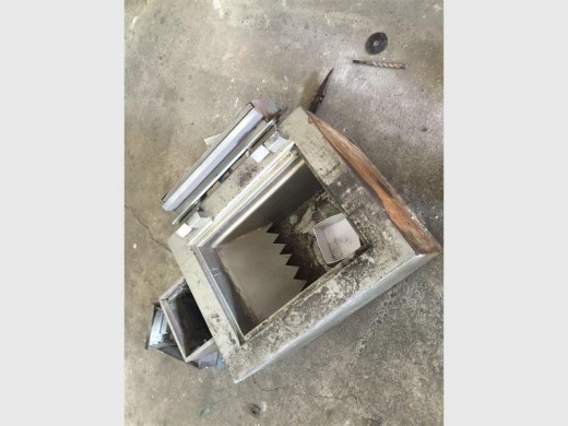 Many questions still remain unanswered regarding 17 firearms seized from a  warehouse in Marburg last week. This is one of the safes that was allegedly tampered with.
