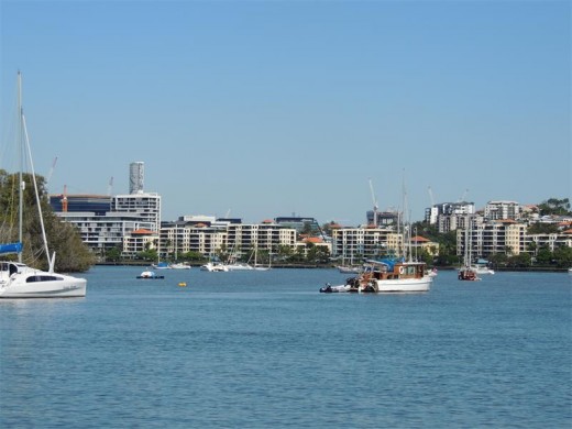 The beautiful Brisbane River.