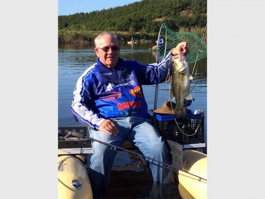Fast start: Hennie Ferreira is leading the way after winning the first bass fish-off for the new season.