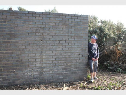 John Rolt of Melville at the old ablution block which has been found after all these years.