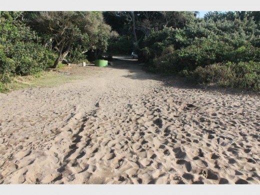Dumping is happening and vehicles are driving onto the beach  at Cracker Bay.