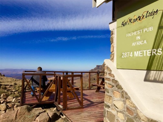 The highest pub in Africa offers refuge, congratulations ... and beer!