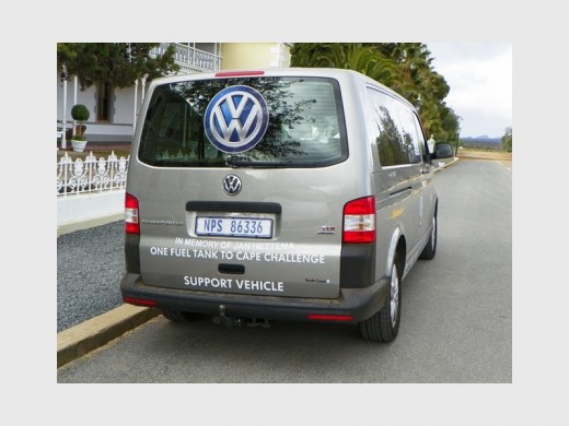 VW Kombi, rear view.
