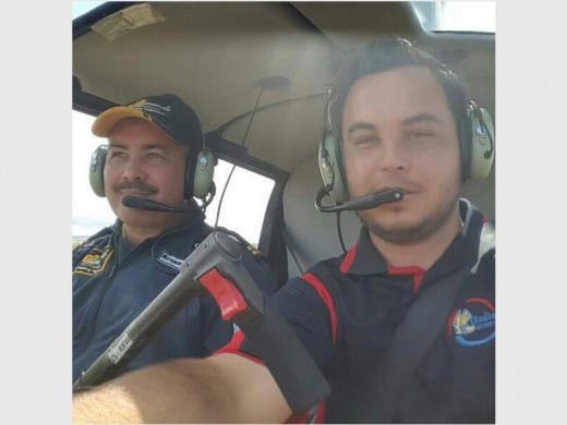 Braam Swanepoel with his son, Braam.  PHOTO FROM FACEBOOK