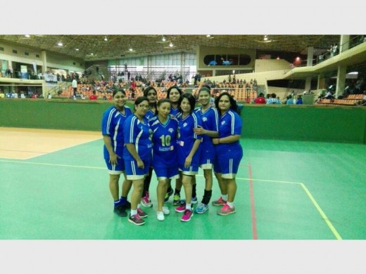 Proud team: Local City Girlz are (from left) Sushilla Kistamurthy, Rosalie Geoffery, Seema Rampersad, Shanice Chatzianestis, Pravashnie Rajagopal, Judy Hufft, Deborah Pakkiri and Devi Govender.