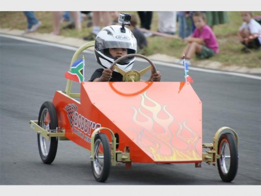 Cruising: Arav Maharaj of Oslo Beach makes sure he stays on the track. 8755vee