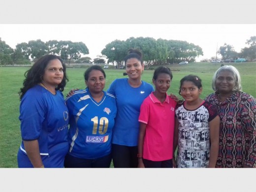 Girl power: The Steve Munien team are (from left) Devi Govender (captain), Genevieve Chetty, Debra Puckri, Uvashna Reddiar, Tiara Govender and Priscilla Naidoo.
