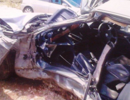The vehicle in which Atish was a passenger.